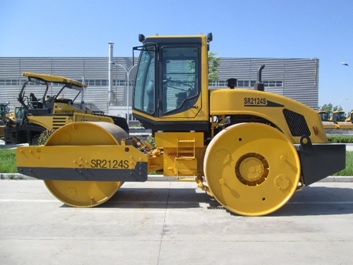 Shantui Exports SR2124 Road Roller to Kyrgyzstan