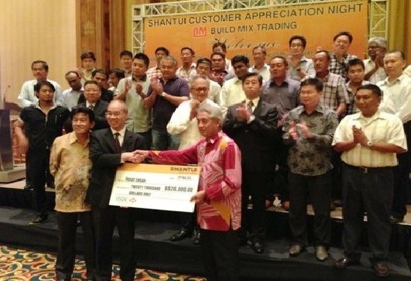 Shantui Customer Appreciation Dinner Held in Brunei