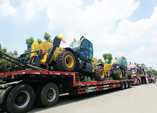 XCMG's Telescopic Boom Forklift Trucks Dispatched in Support of Cuba's Economic Construction