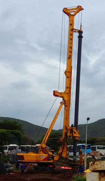 Perfect Debut of XCMG XRS1050 Rotary Drill in Ethiopia