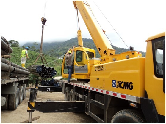 XCMG Cranes are Used in the Milotic Construction of Hydropower Stations in Ecuador