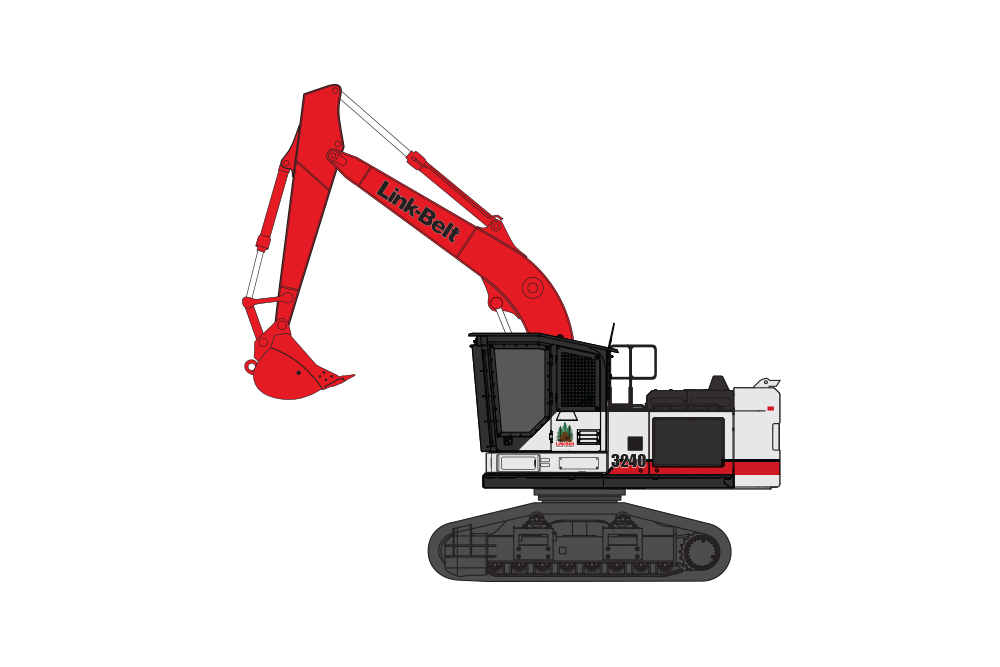 ZHUYOU Link-Belt 3240 RB Forestry Equipment 40 Series