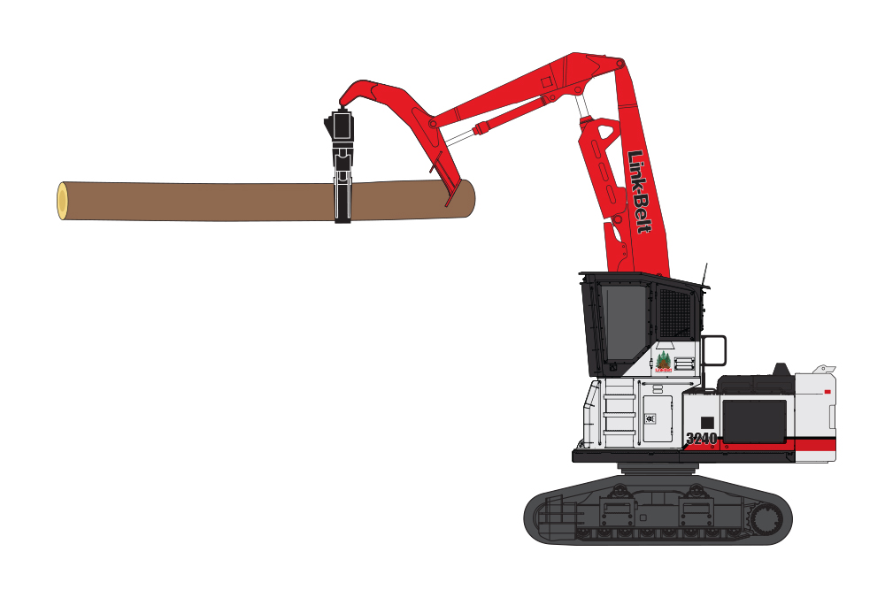 ZHUYOU Link-Belt 3240 TL Forestry Equipment 40 Series