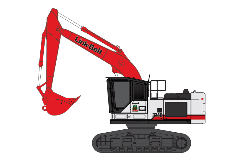 ZHUYOU Link-Belt 3740 RB Forestry Equipment 40 Series