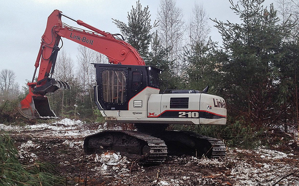ZHUYOU Link-Belt 210 X2 Road Builder Forestry Equipment X2 Series