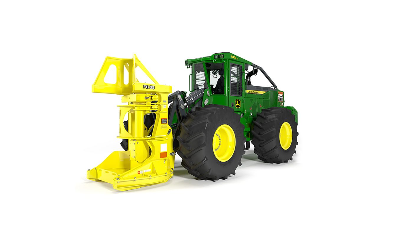 DEERE 843L-II Wheeled Feller Buncher Wheeled Feller Bunchers