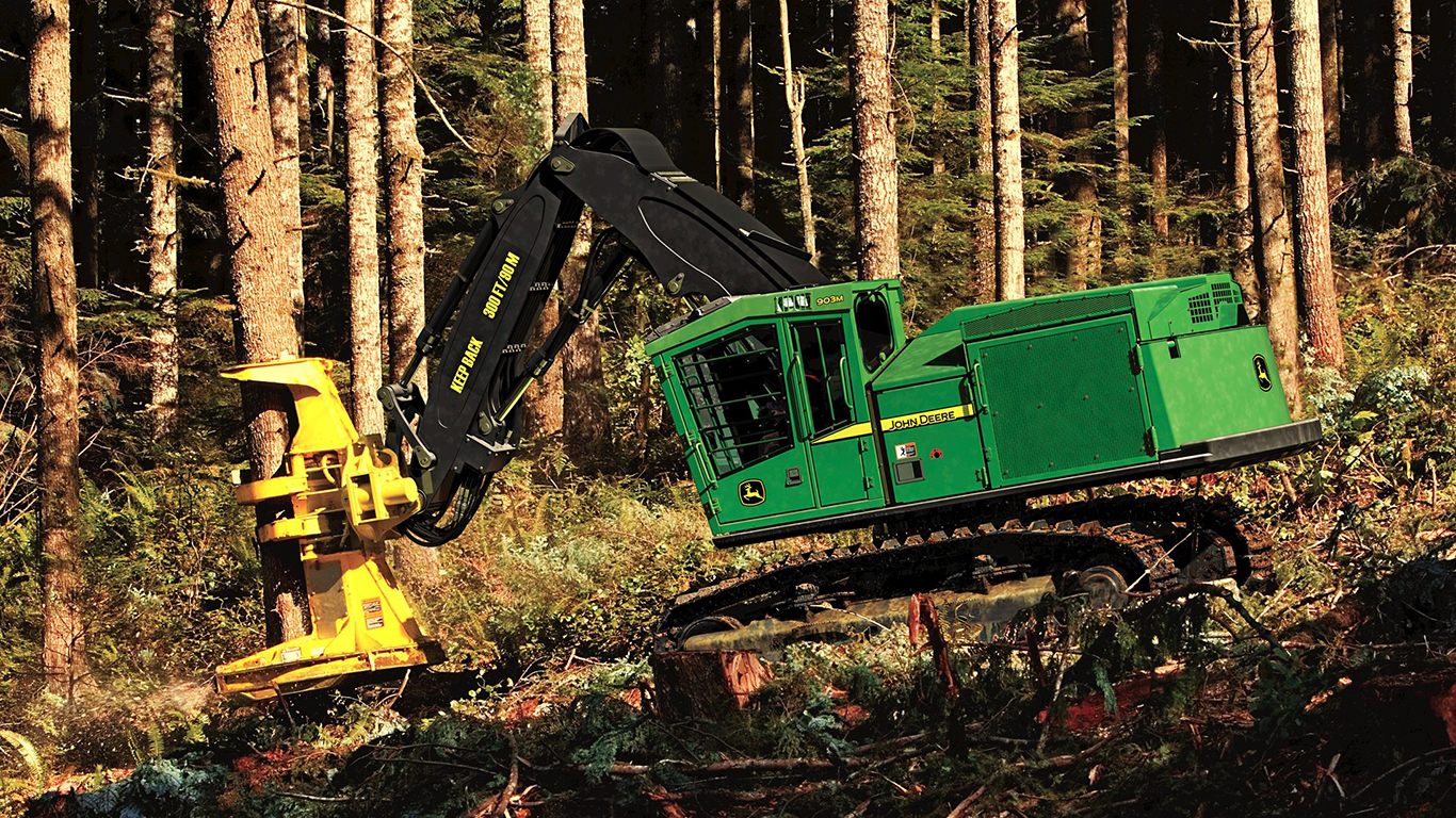 DEERE 903M Tracked Feller Buncher Tracked Feller Bunchers